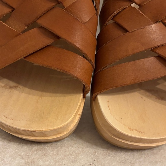 Swedish Hasbeens | Britta Clog Sandals in Nature | Size 10 - Picture 6 of 8